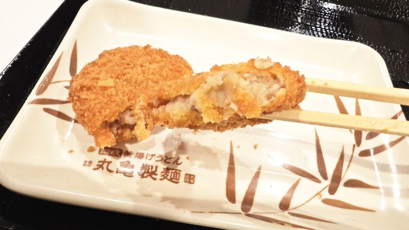 期間限定販売のコロッケ