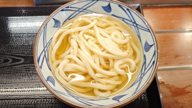 かけうどん(並)を注文