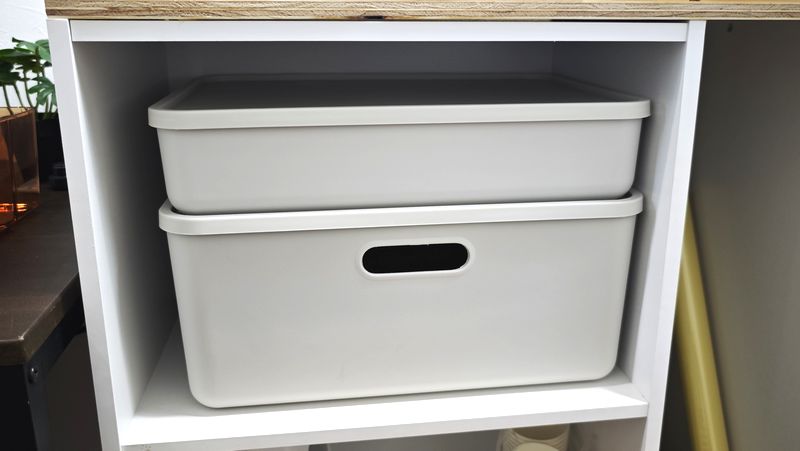 普通のカラーボックスの収納がすっきり爽快!