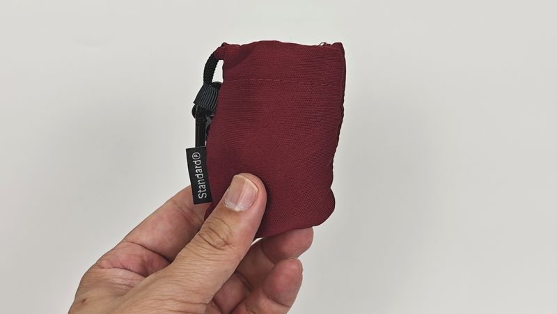 きっちりたたんでいなくても収納できるのが良い!