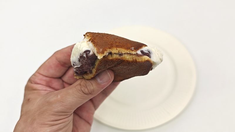 ホイップがどら焼きの外に脱出したがる