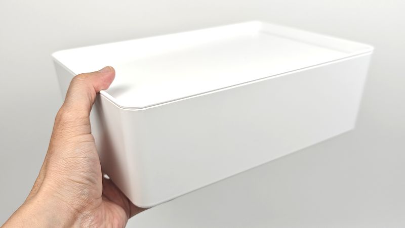 PET素材の蓋付き収納ケースのサイズと価格を紹介!