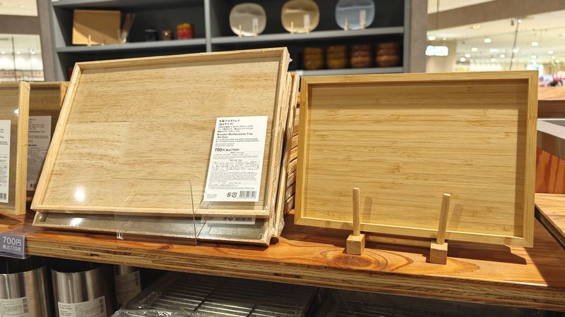 「木製トレイ」は2種類のサイズと手頃な価格!