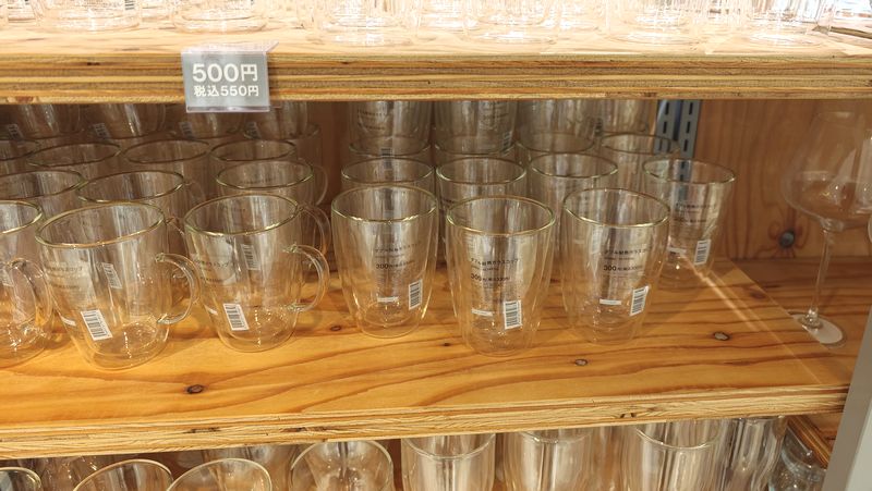 ダブルウォール構造の耐熱ガラスコップが豊富に販売