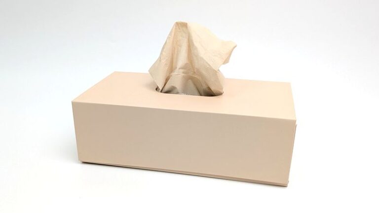 紙製マグネットティッシュケース