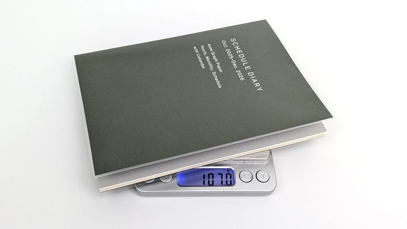 重さは実測で107.0g