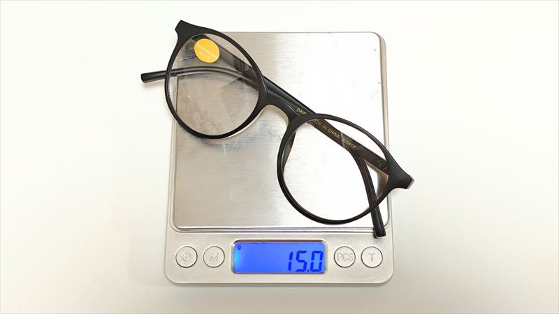 軽量で長時間かけても快適