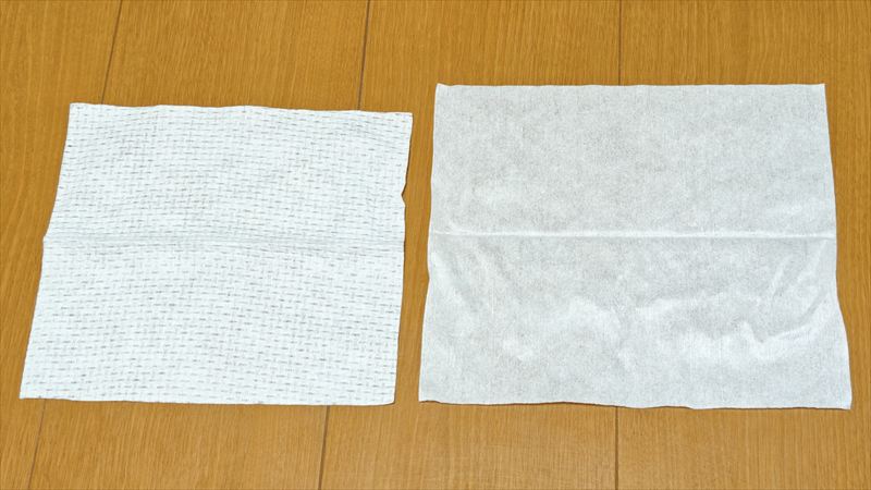 ITOフェイシャルタオルと比較