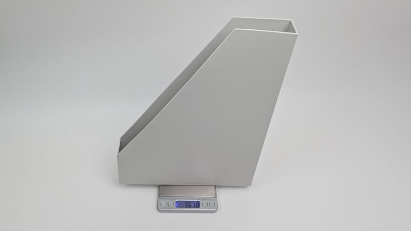 「PP前開きファイルボックス」の重さ