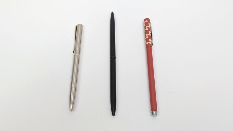 3種類のスタプロボールペンを比較