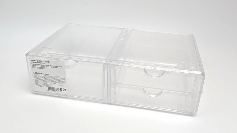 スタンダードプロダクト「透明ケース」は小物整理に便利な収納ケース!