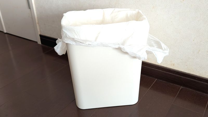 ゴミ袋が見えていると生活感が出てテンション下がる