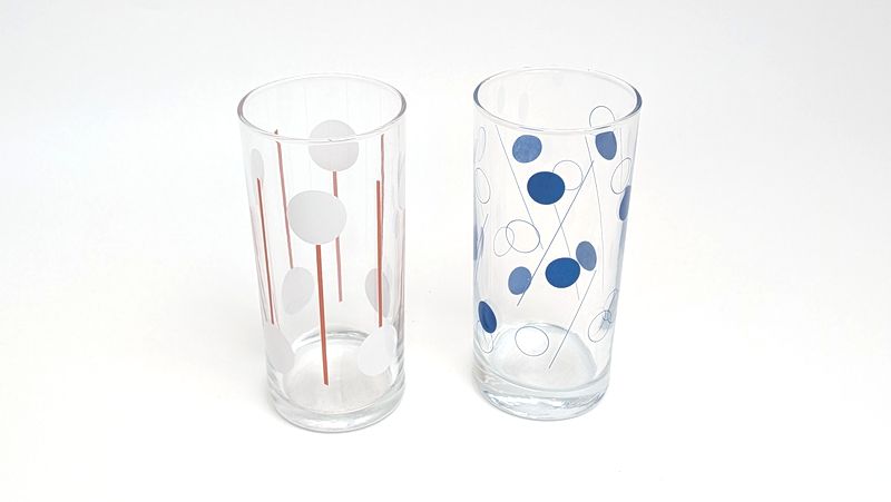 「プリントグラス」はテーブル垢抜けのおしゃれガラスコップ！