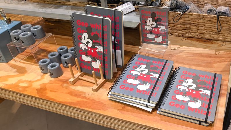 スタンダードプロダクツ「ゴムバンド付きリングノート ディズニーデザイン」は店舗限定アイテム！