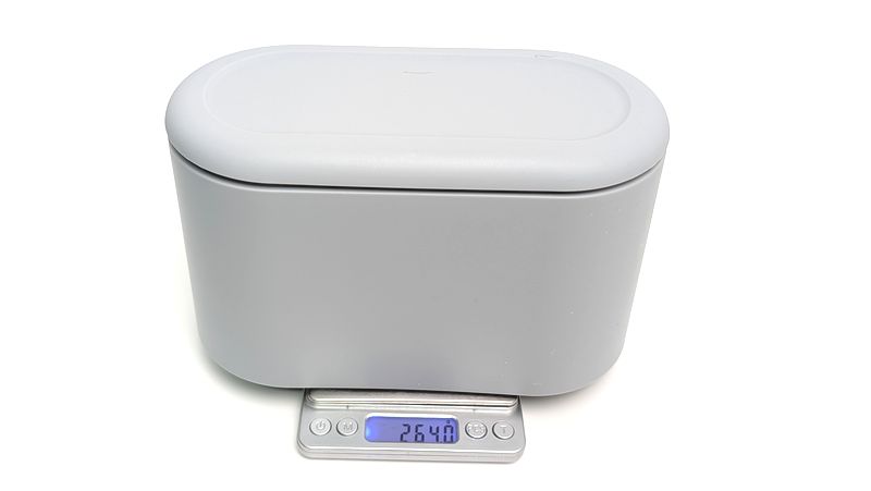 スタプロ「卓上蓋付きゴミ箱」の重さ