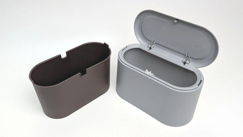 2重構造でゴミ袋を隠せる小型ゴミ箱