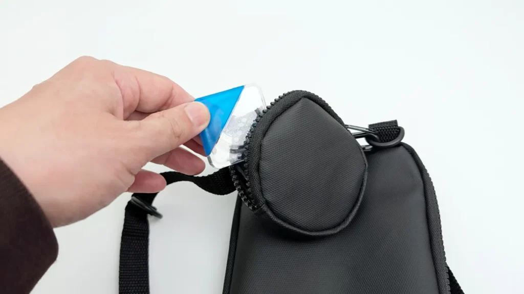 このポーチがあるだけで機能性がぐっと高まります