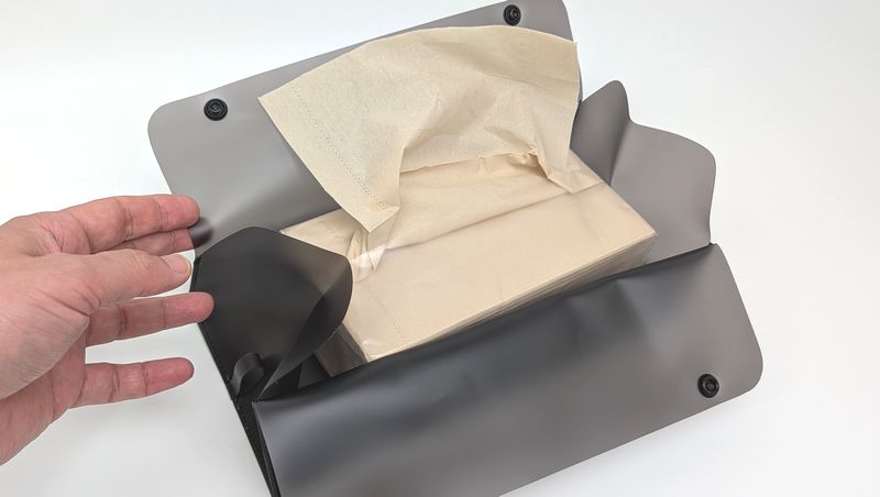 ティッシュの取り替えがかんたん