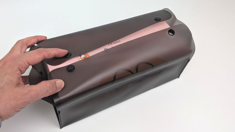 箱大きめの高価格帯のティッシュの場合には使えない