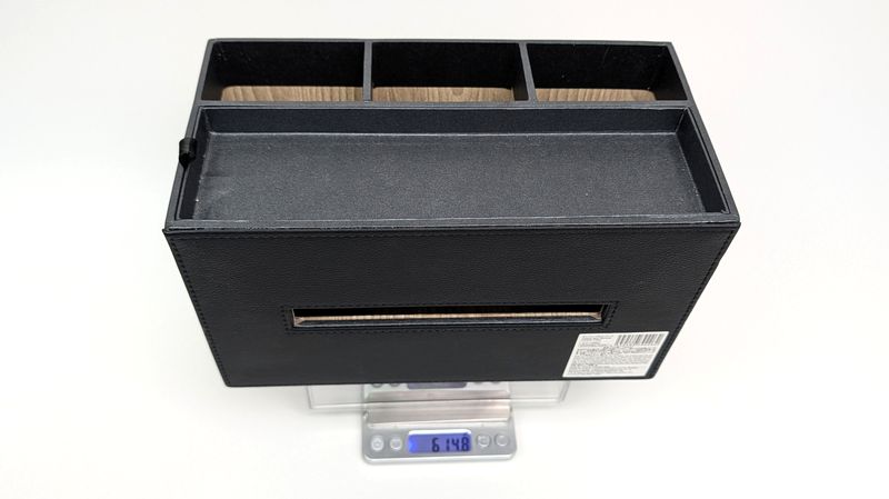 スタンダードプロダクツ「ティッシュ・リモコンケース」の重さ