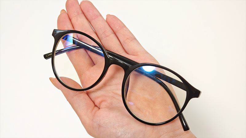 スタプロ「ブルーライトカットメガネ ボストン」のサイズ