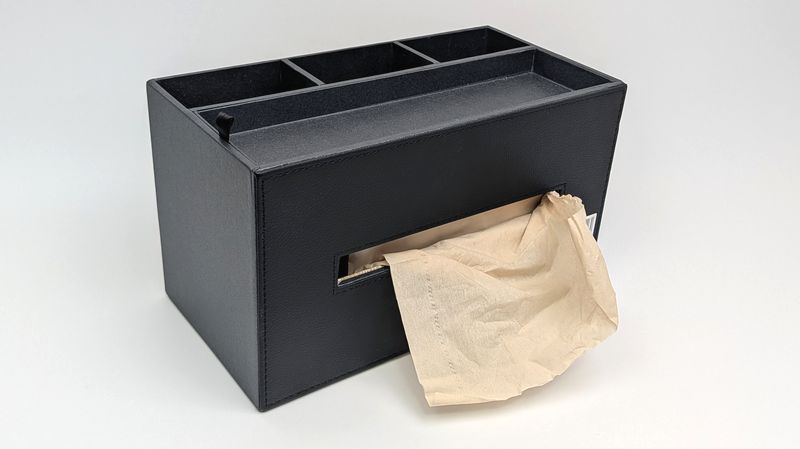 【変わり種】「ティッシュ・リモコンケース」もあり