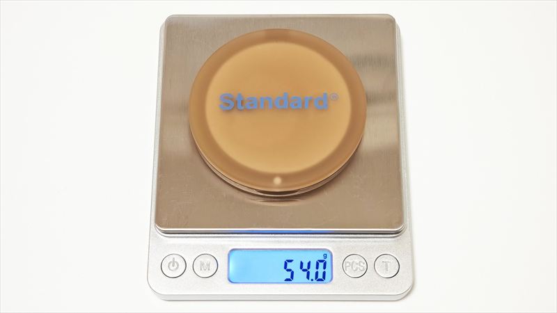 「両面コンパクトミラー」の重さは実測54g