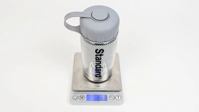 重さは実測108.2g