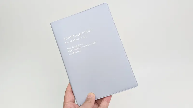 スタプロ「2027 スケジュール帳」は方眼付き用紙でキレイに書ける手帳！